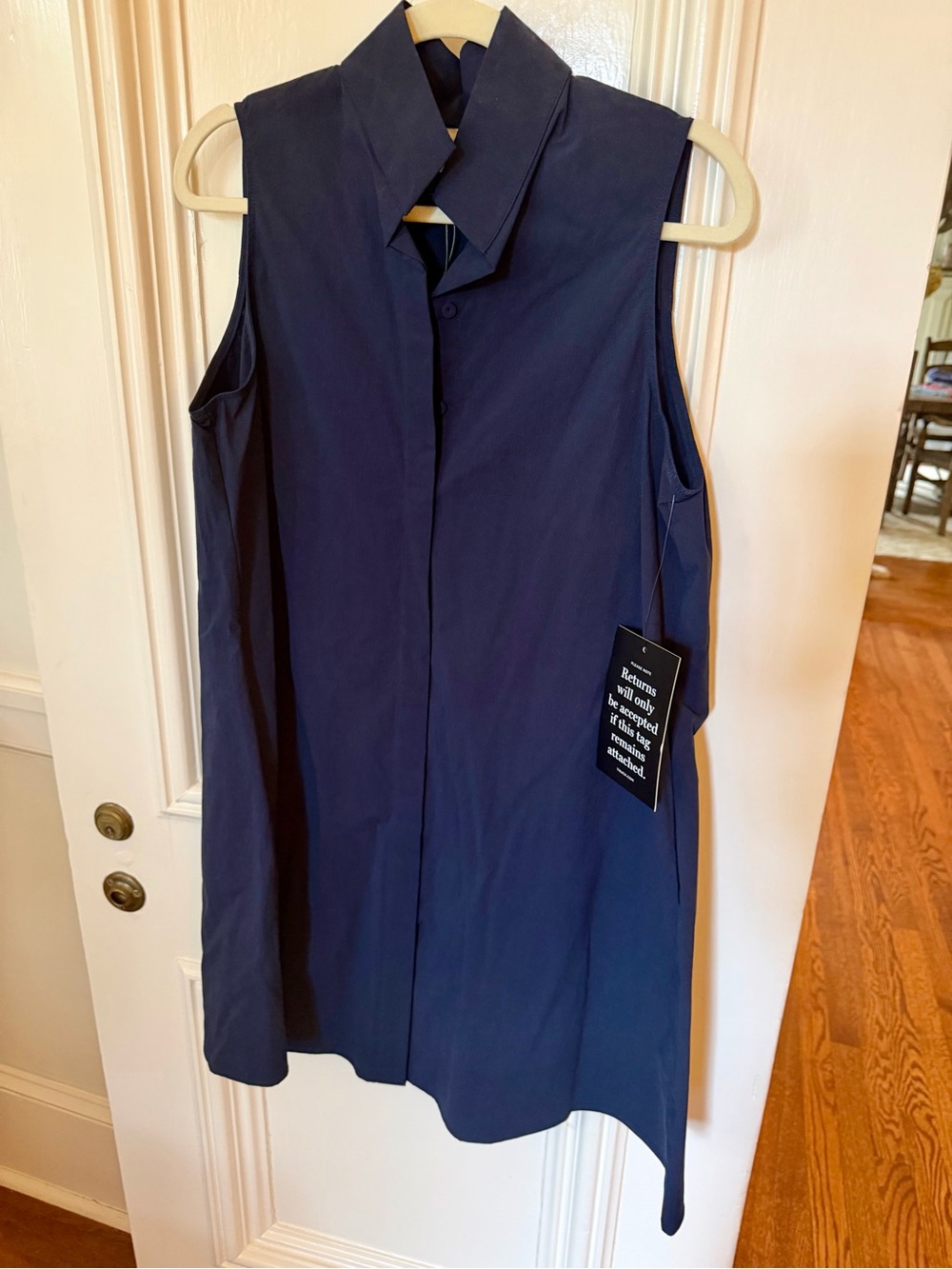 Tuckernuck Sleeveless Navy Shift Dress